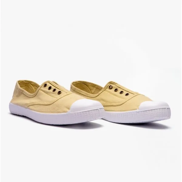 1915 INGLESA DREC Womens Canvas Pumps Yellow