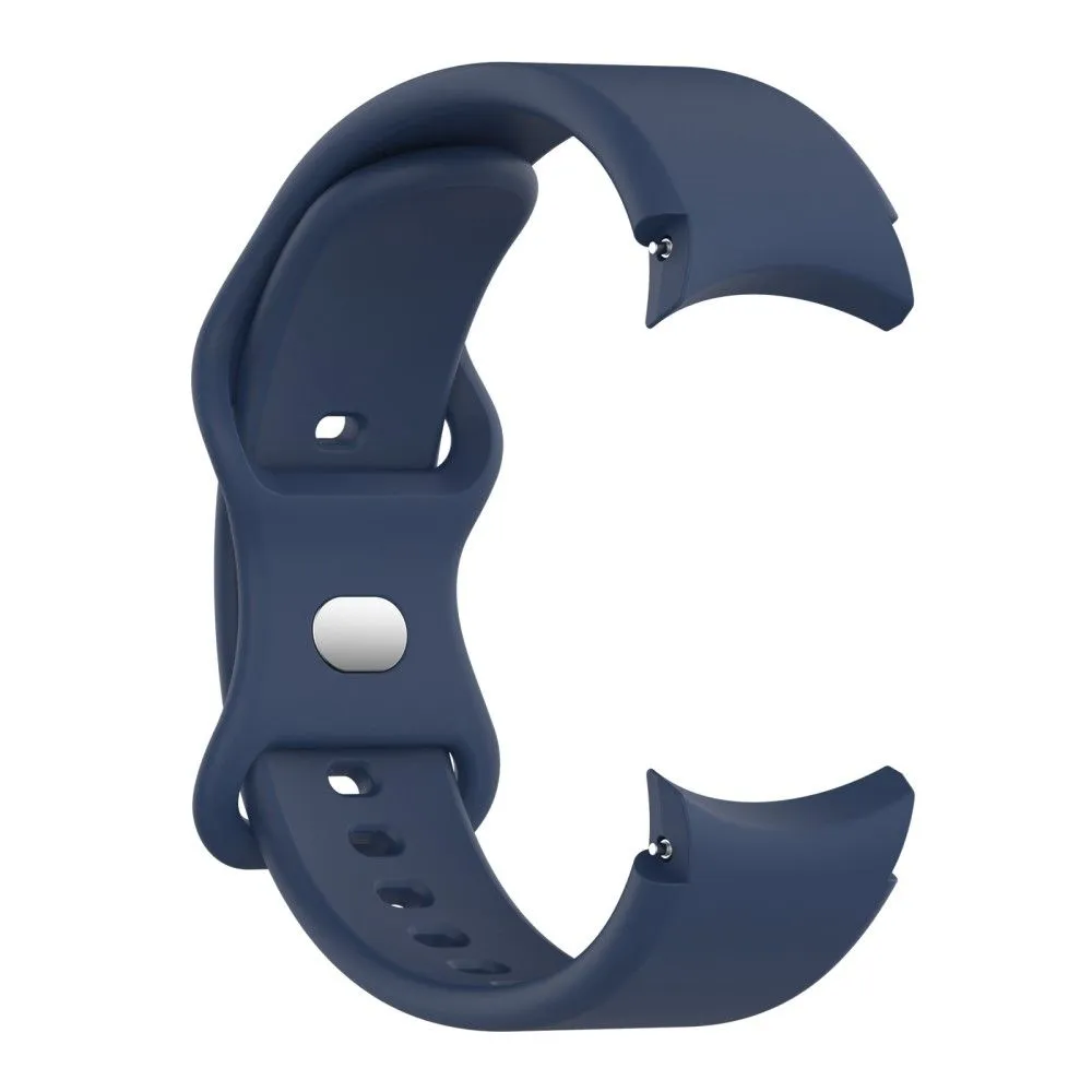 20mm simple silicone watch strap  for Samsung Galaxy Watch 4 - Midnight Blue