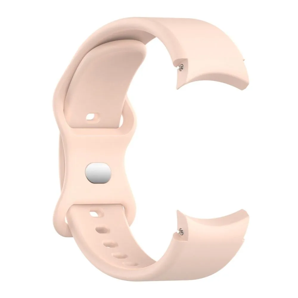 20mm simple silicone watch strap  for Samsung Galaxy Watch 4 - Pink