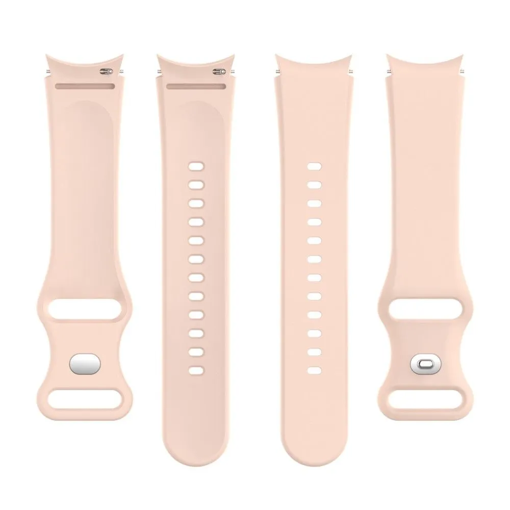 20mm simple silicone watch strap  for Samsung Galaxy Watch 4 - Pink