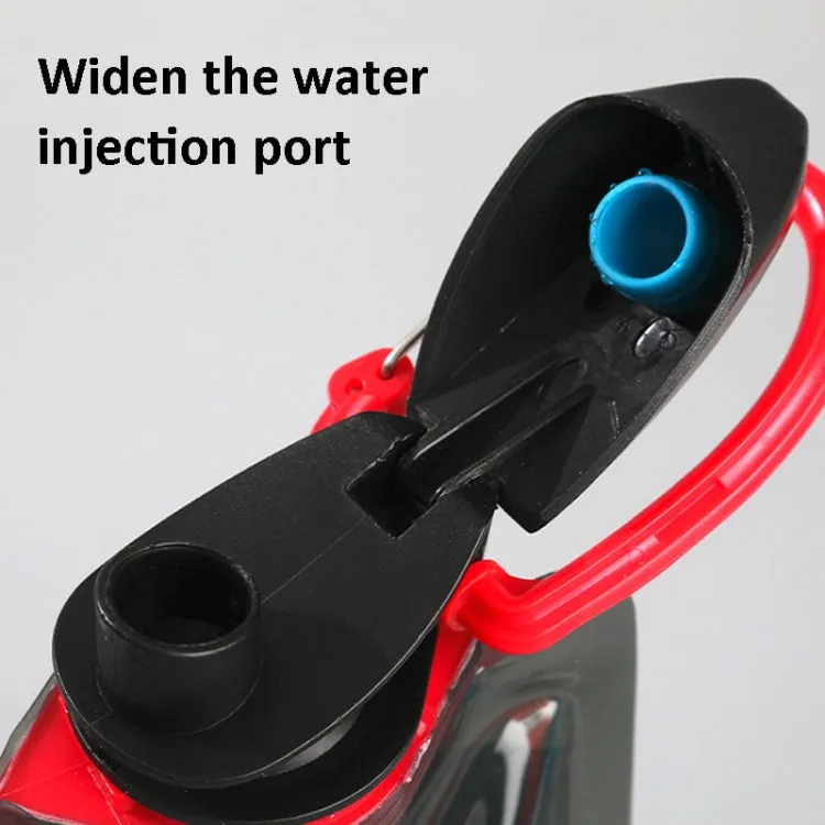 700ml Outdoor Sports Collapsible Kettle Leakproof Drinking Water Bag with Carabiner(Black)