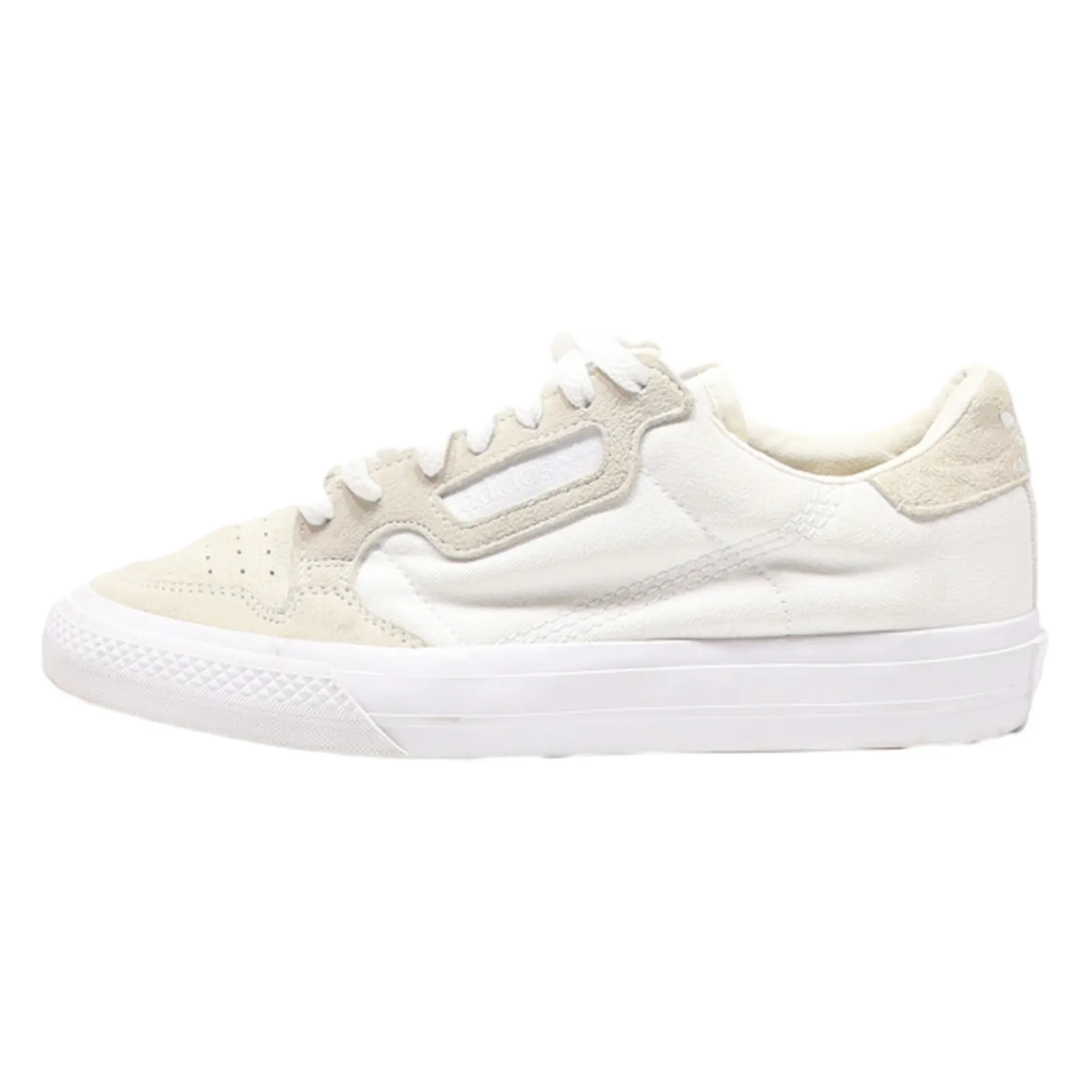ADIDAS Continental Vulc Sneaker Trainers White Canvas Mens UK 5.5