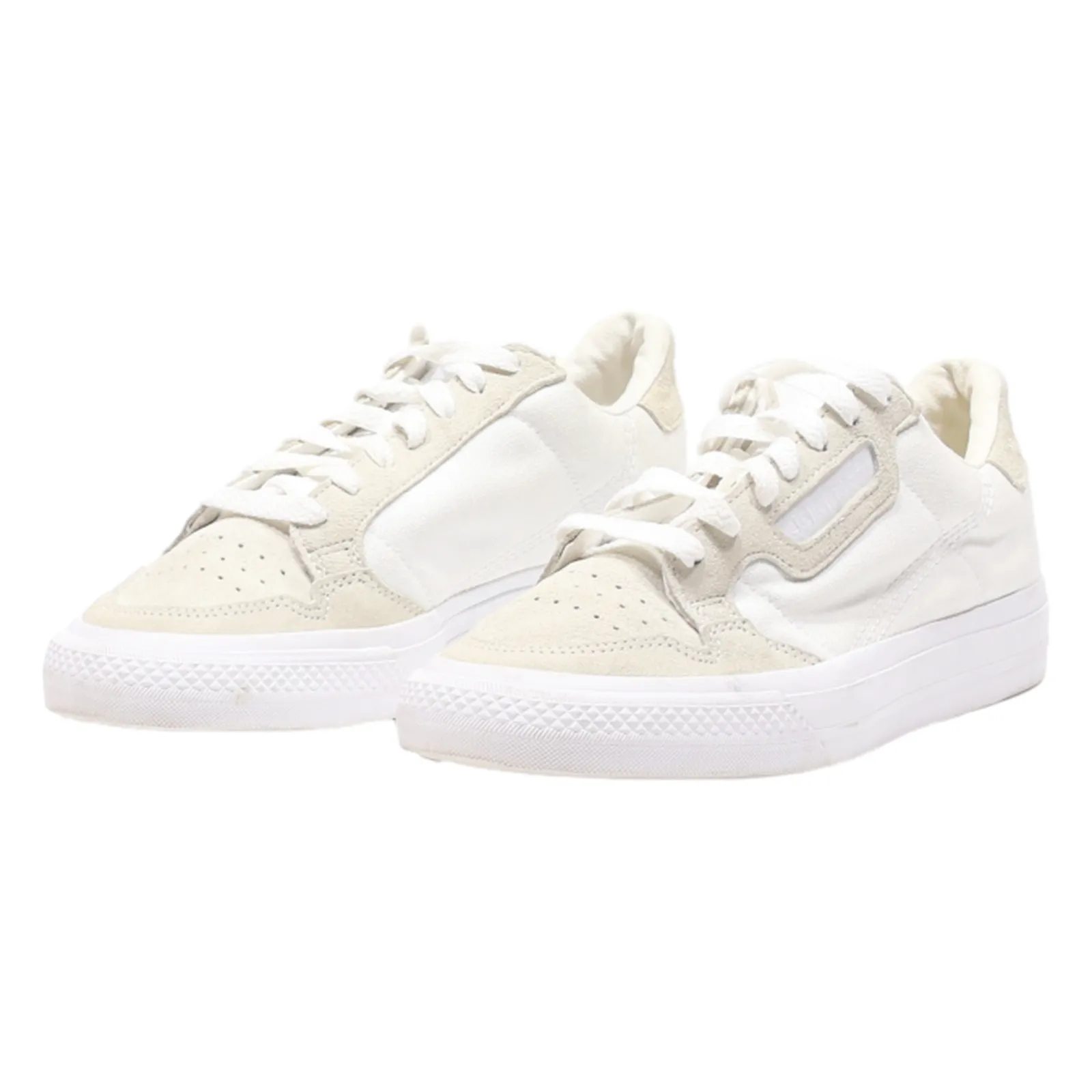 ADIDAS Continental Vulc Sneaker Trainers White Canvas Mens UK 5.5