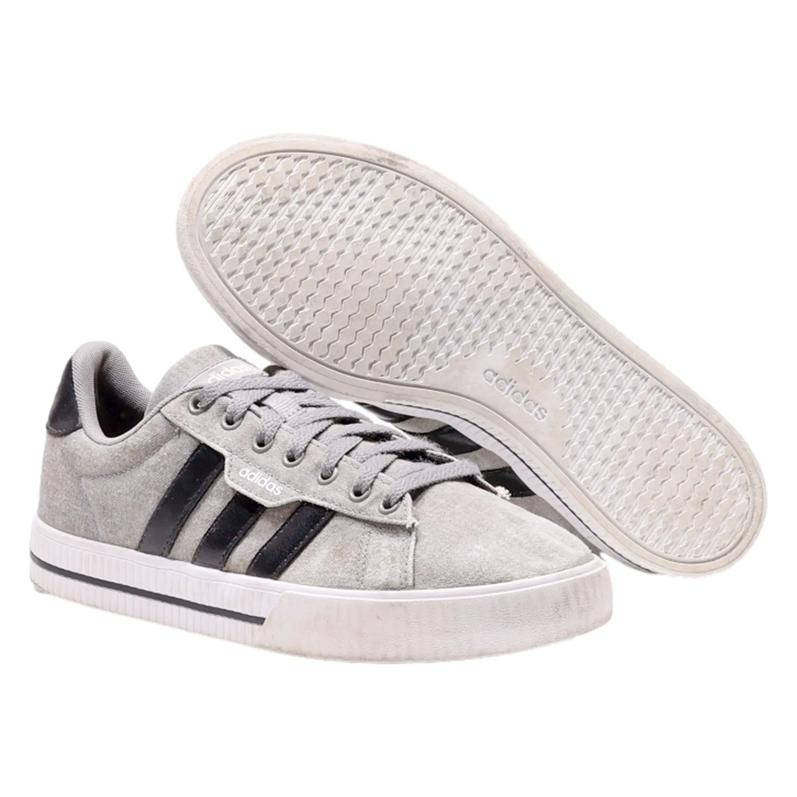 ADIDAS Daily 3.0 2020 Sneaker Trainers Grey Canvas Mens UK 7.5