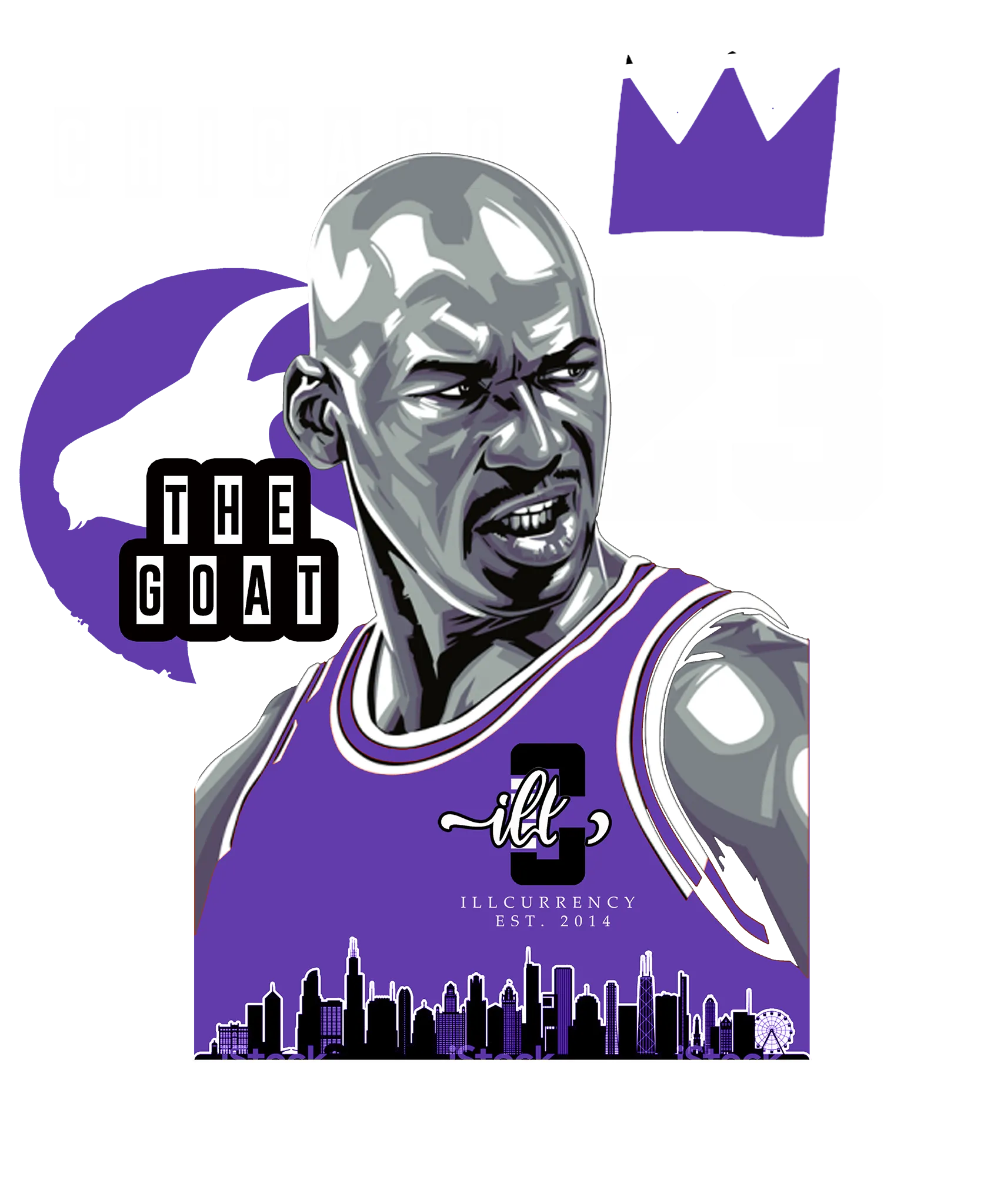 Air Jordan 13 “Court Purple” Black T-Shirt (The Goat)