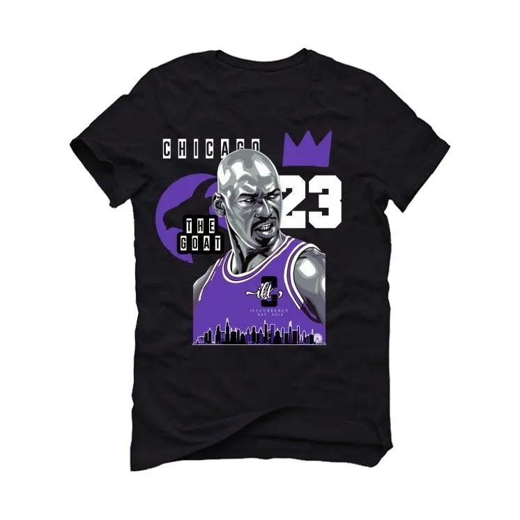 Air Jordan 13 “Court Purple” Black T-Shirt (The Goat)