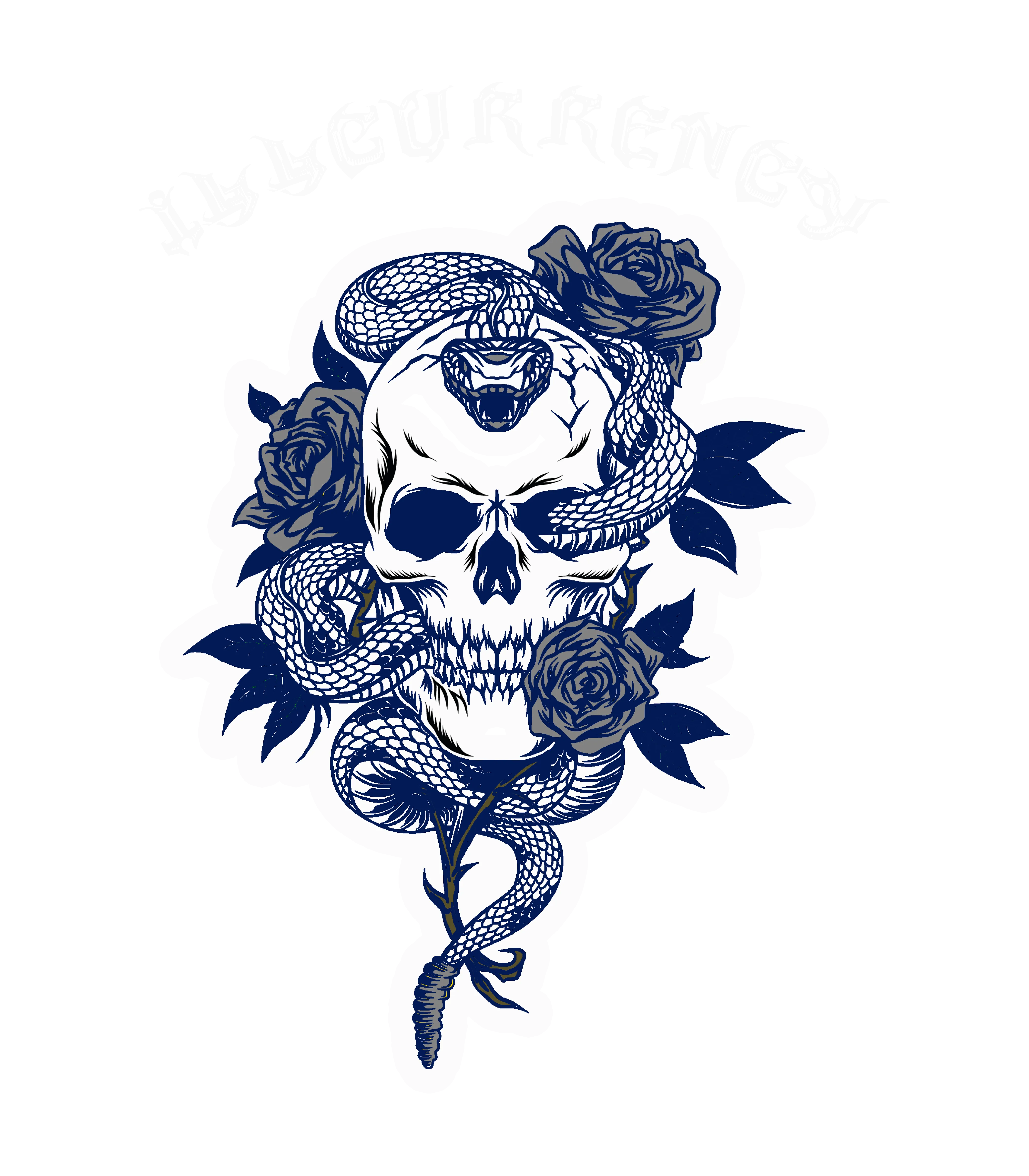 Air Jordan 5 “Georgetown” | illcurrency Grey T-Shirt (Skeleton Rose)