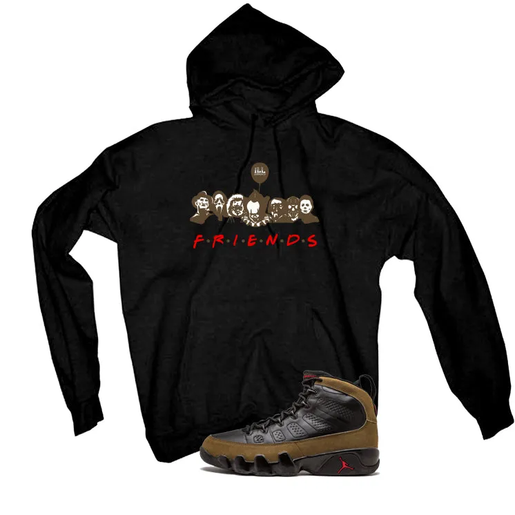 Air Jordan 9 Olive Black T-Shirt (Friends)| illcurrency