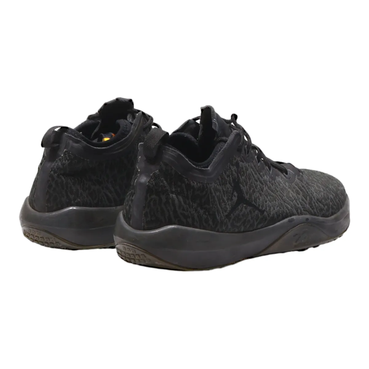 AIR JORDAN Sneaker Trainers Black Canvas Mens UK 9.5