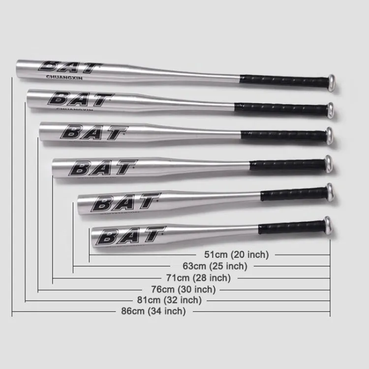 Aluminium Alloy Baseball Bat Of The Bit Softball Bats, Size:34 inch(85-86cm)(Blue)
