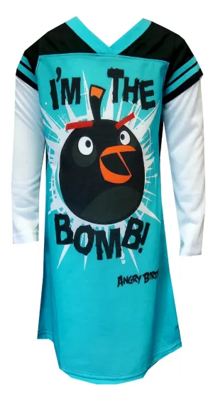 Angry Birds I'm The Bomb Varsity Style Night Gown