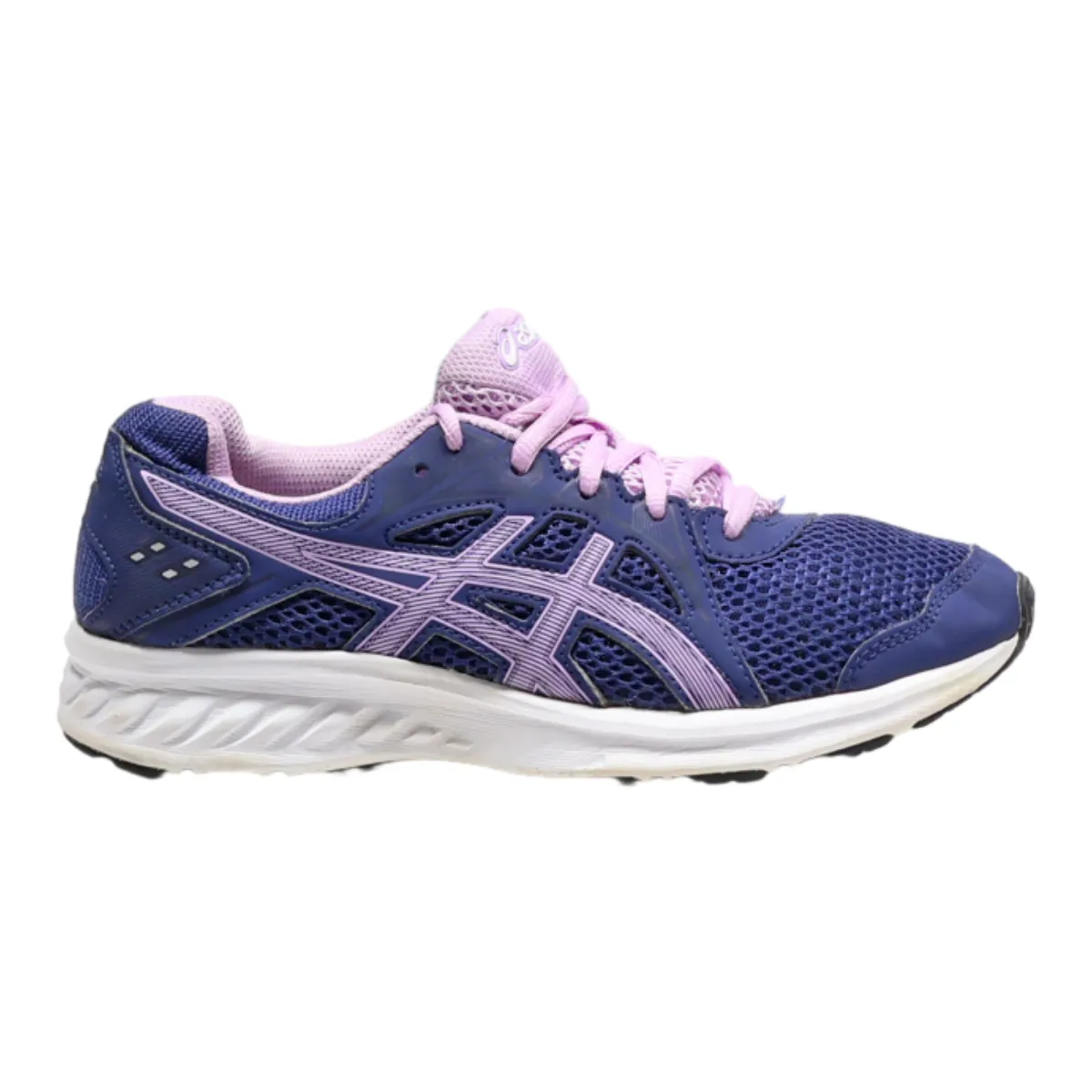 ASICS Sneaker Trainers Blue Canvas Womens UK 3.5