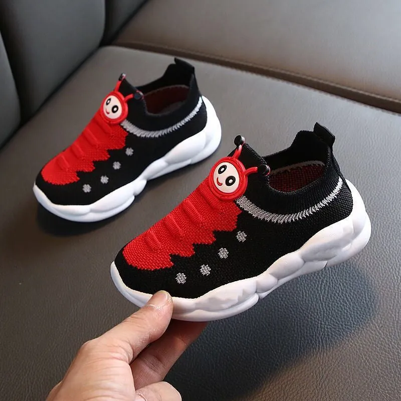 Boys And Girls Mesh Breathable Sports Soft Sole Shoes