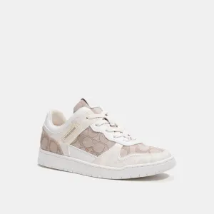 C201 Low Top Sneaker In Signature Jacquard