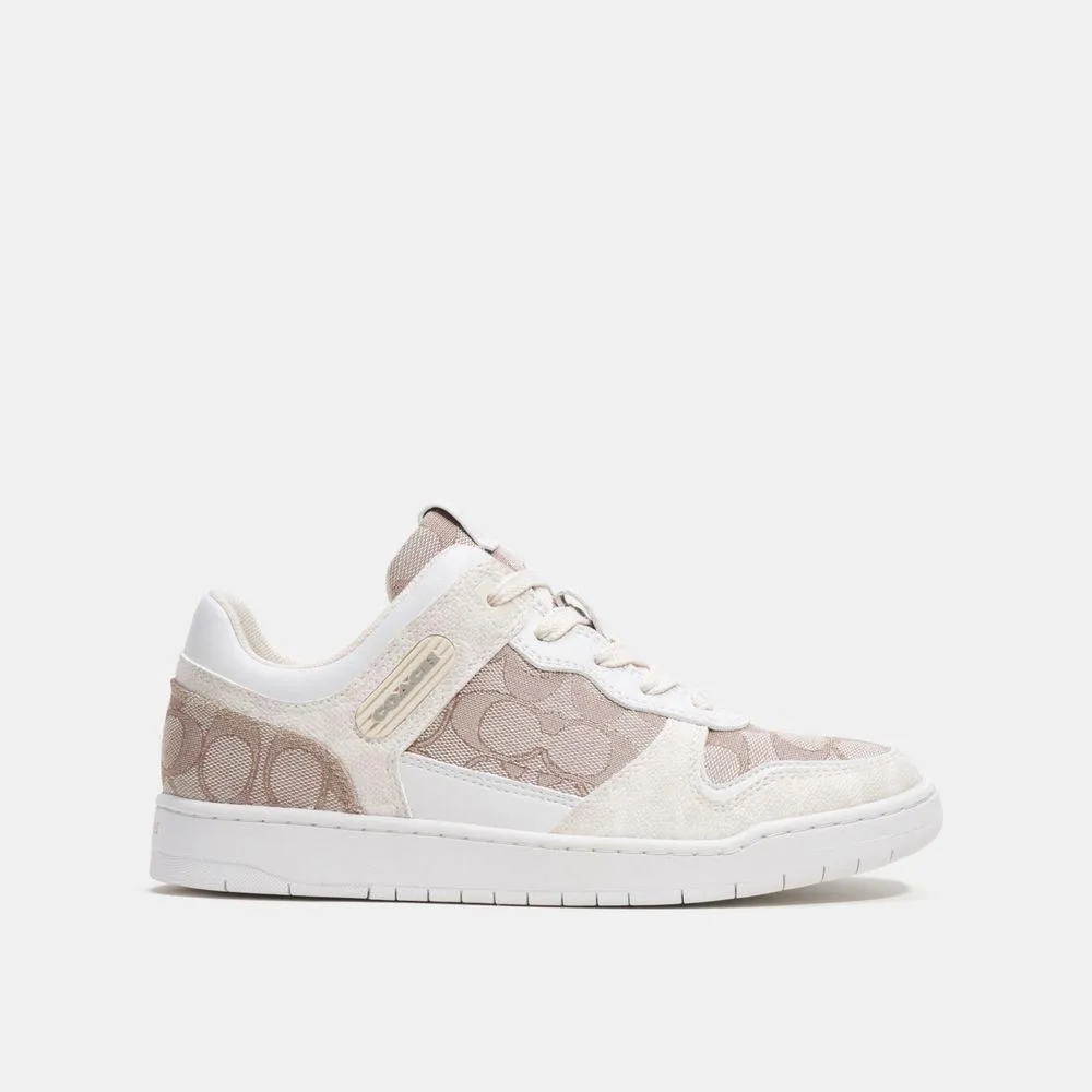 C201 Low Top Sneaker In Signature Jacquard