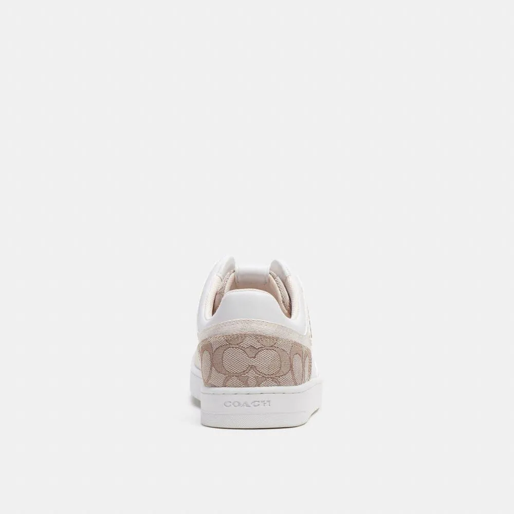 C201 Low Top Sneaker In Signature Jacquard