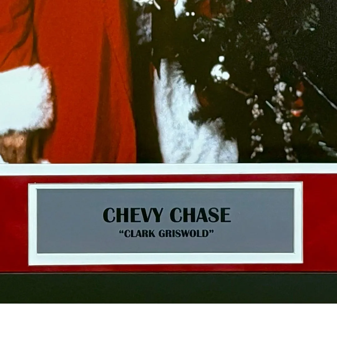 Chevy Chase Hand Signed & Framed 16x20 Christmas Vacation Photo