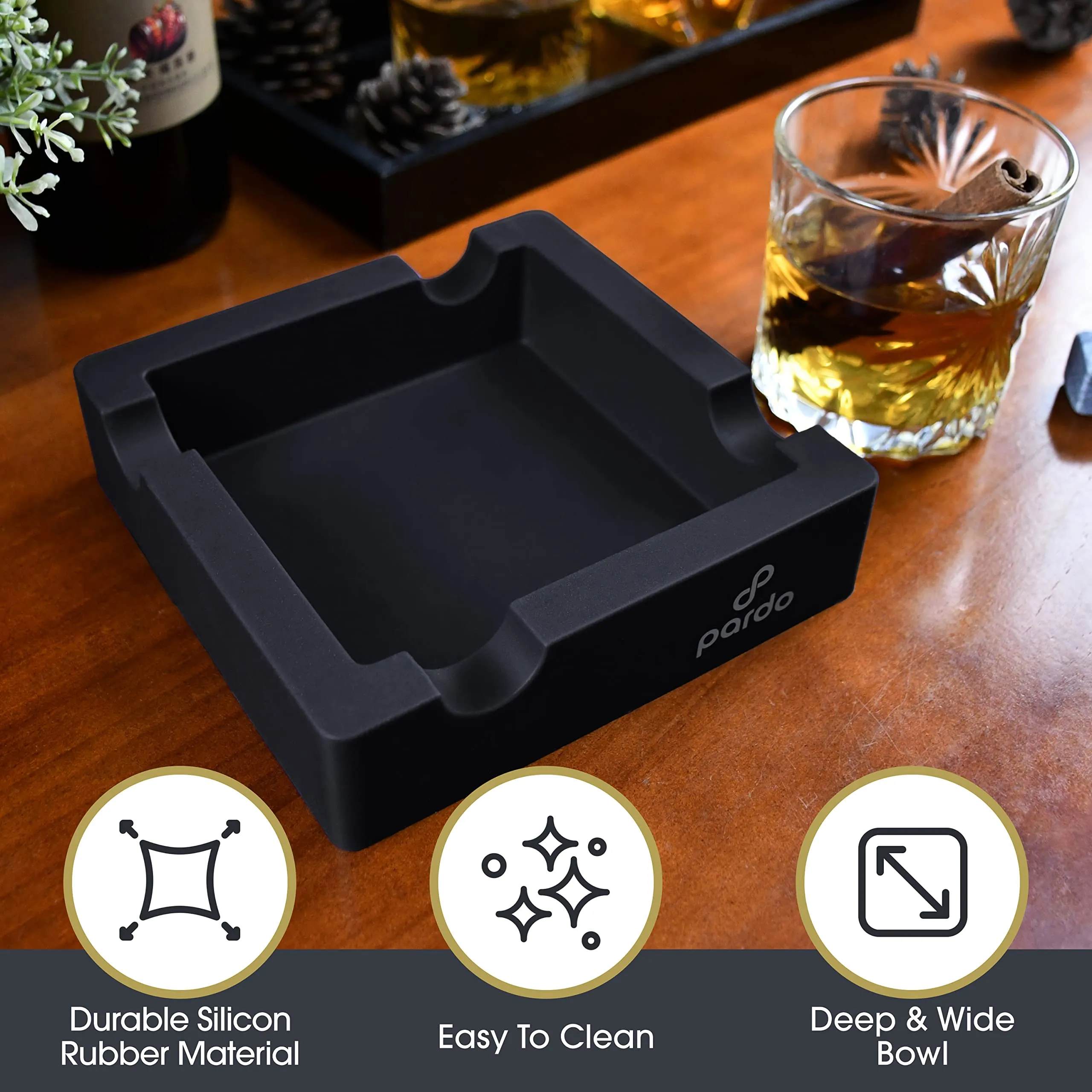 Cigar Ashtrays For Outdoors From  - 3 Pcs Silicone Ashtray For Large Ring Gauge