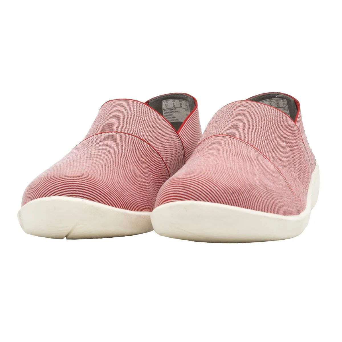 Clarks Cloud Steppers Sillian Loafers Fabric Red Colour For Women