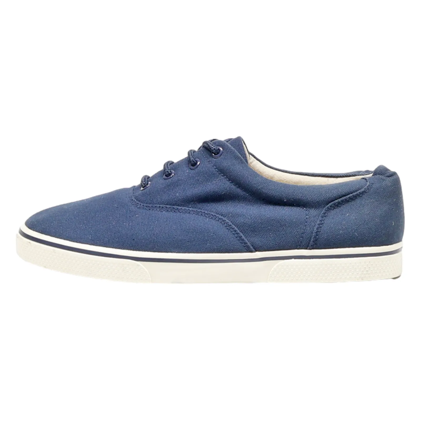 CLARKS Low Top Trainers Blue Canvas Mens UK 10