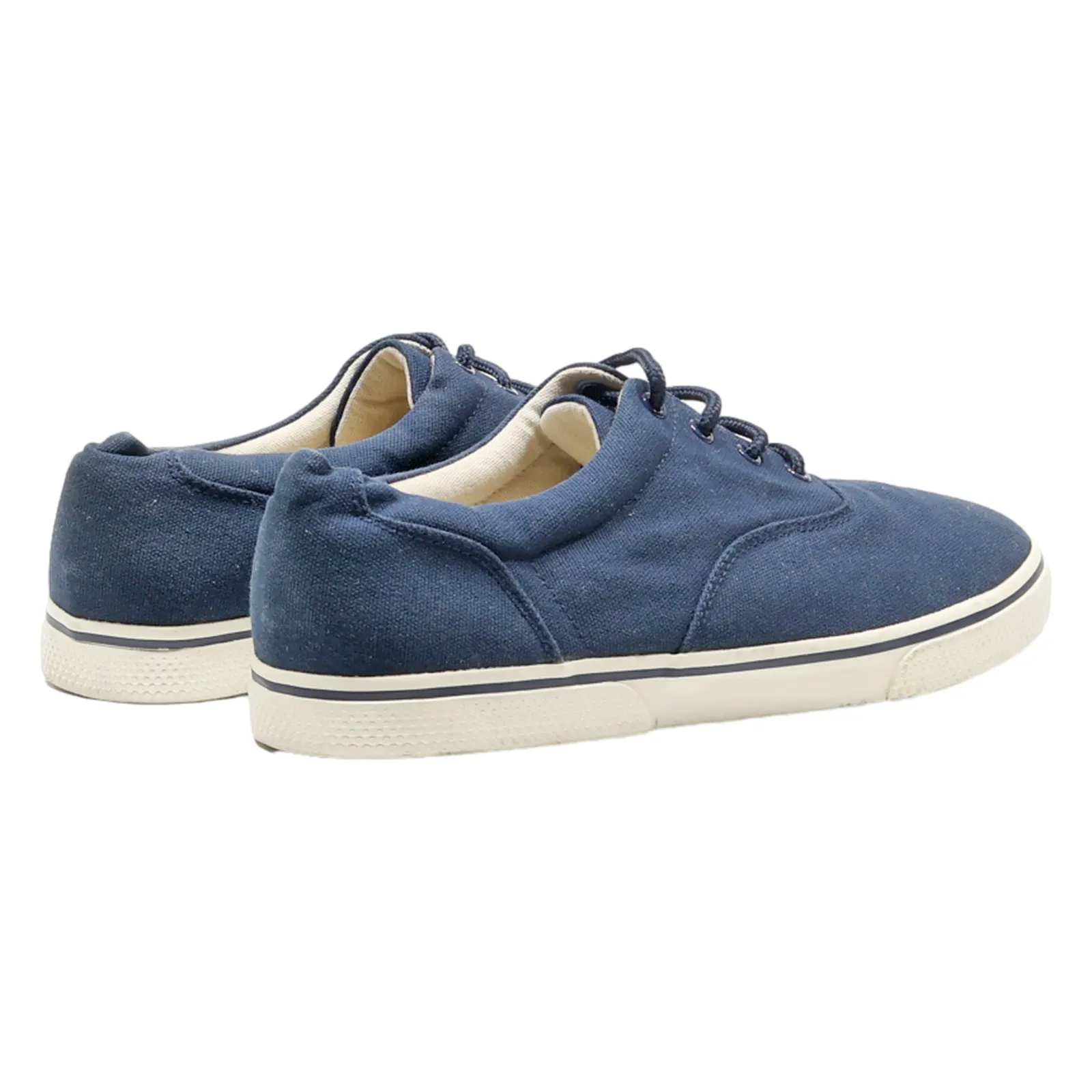 CLARKS Low Top Trainers Blue Canvas Mens UK 10