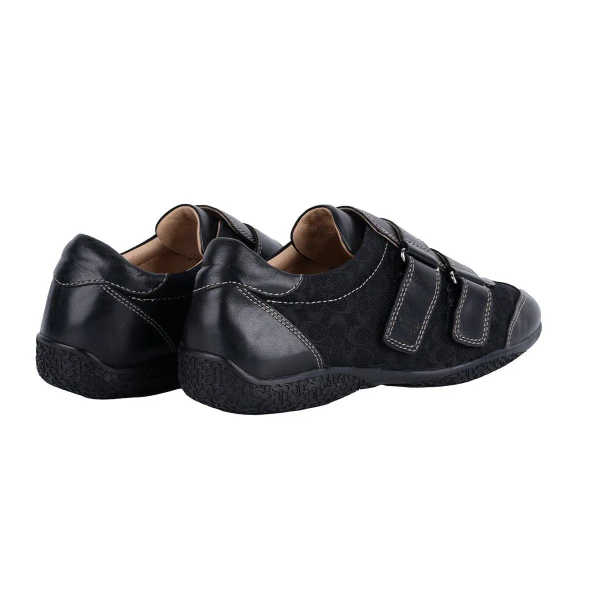 Coach Susanna Low-Top Sneakers Leather Black Colour For Men