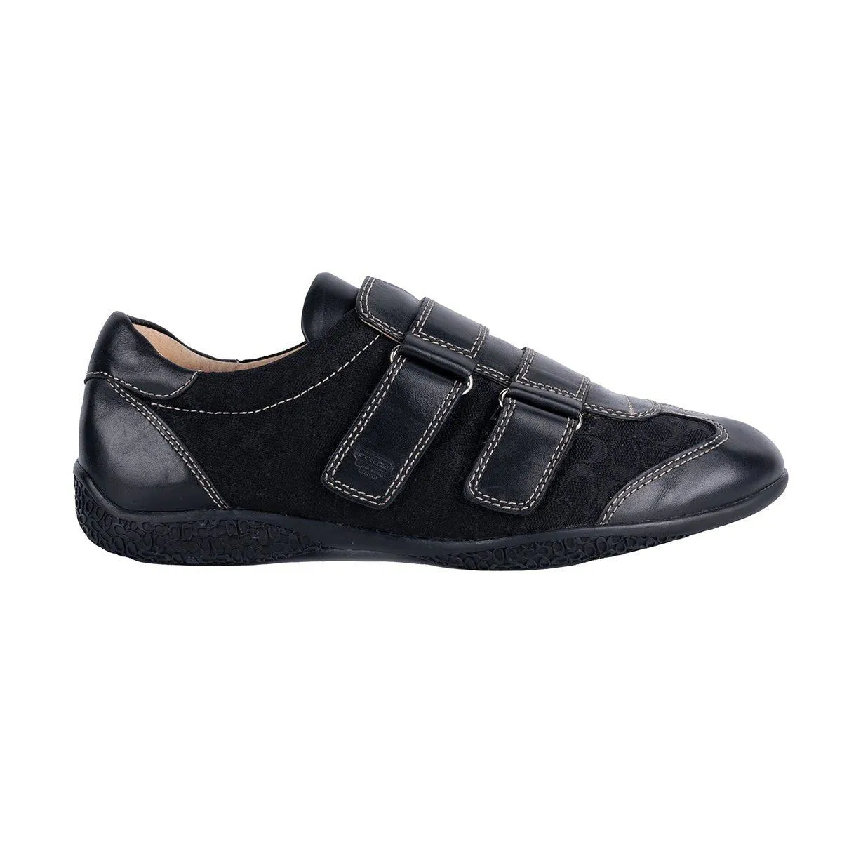 Coach Susanna Low-Top Sneakers Leather Black Colour For Men