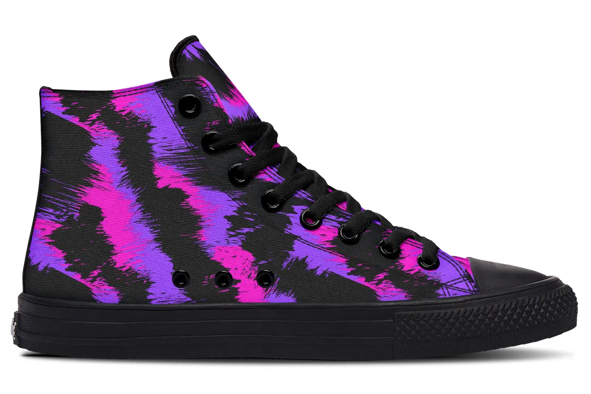 Conceptual Pink And Purple Art