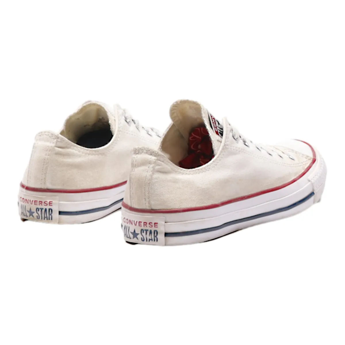 CONVERSE Chuck Taylor All Star 2017 Low Top Trainers White Canvas Womens UK 5.5