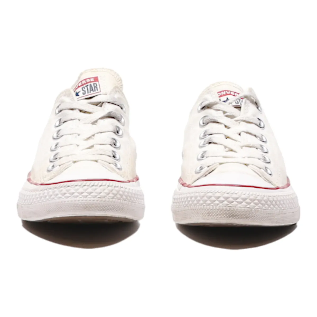 CONVERSE Chuck Taylor All Star 2017 Low Top Trainers White Canvas Womens UK 5.5