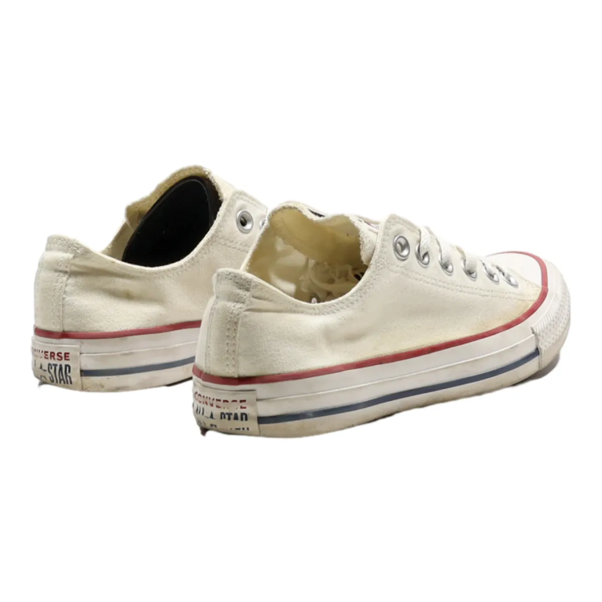 CONVERSE Chuck Taylor All Star 2017 Low Top Trainers White Canvas Womens UK 5