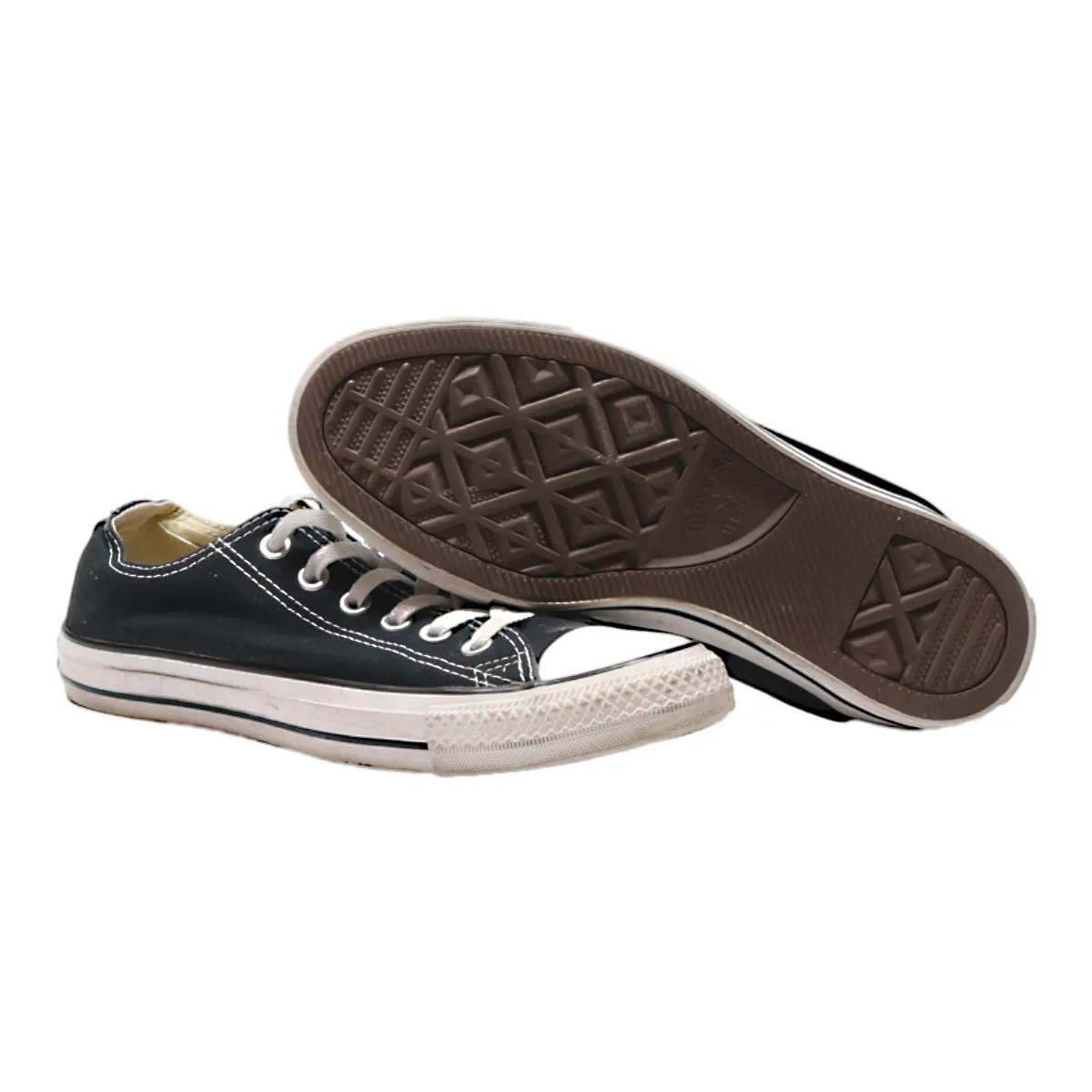 CONVERSE Chuck Taylor All Star 2019 Low Top Trainers Black Canvas Womens UK 6