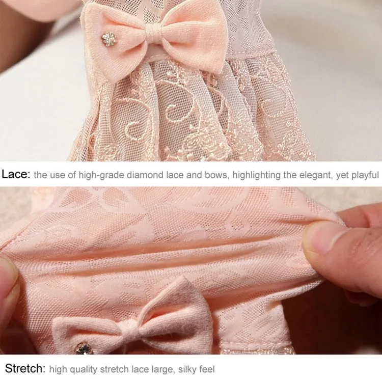 Fashionable Ultraviolet-proof Lace Gloves for Women(Pink)