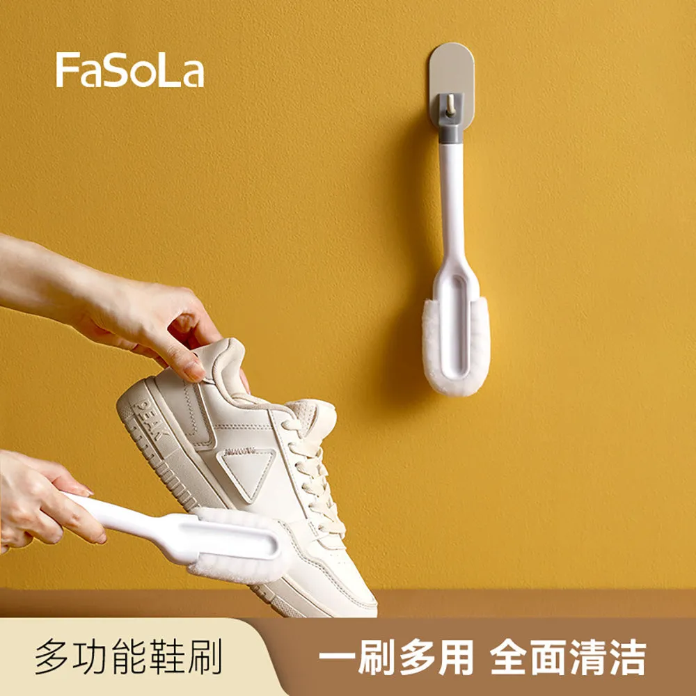 FaSoLa Multi-Functional Shoe Brush - White