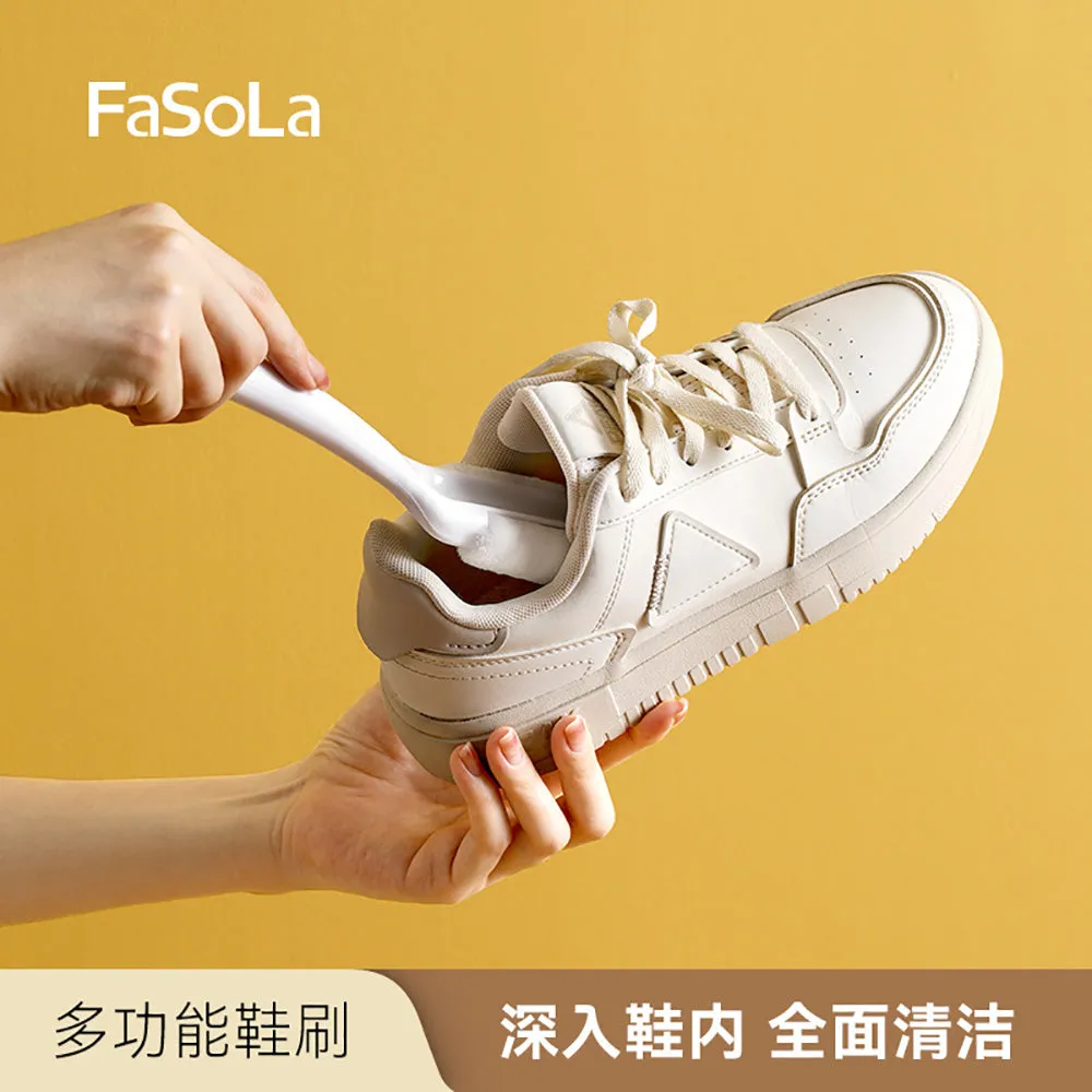 FaSoLa Multi-Functional Shoe Brush - White