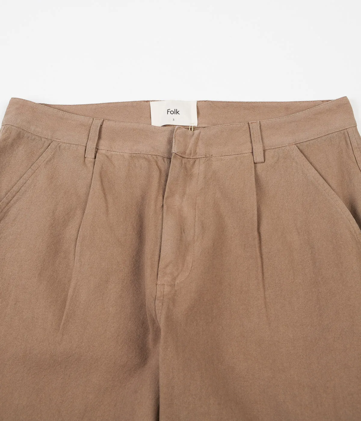 Folk Signal Pants - Oatmeal Canvas