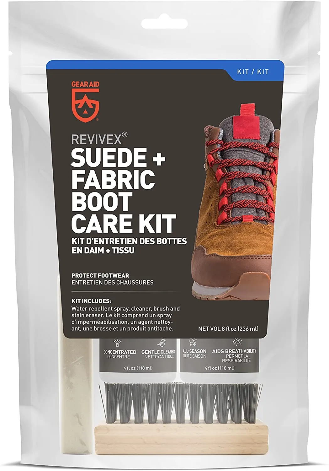 Gear Aid Revivex Suede and Fabric Boot Care Kit