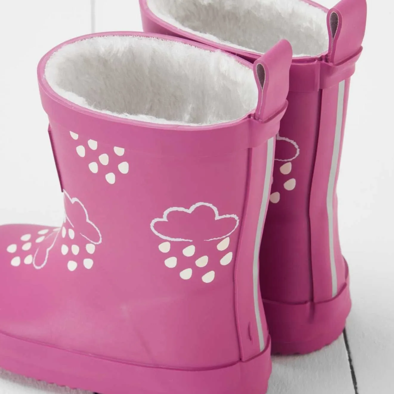 Grass & Air Kids Colour Changing Wellies (Orchid Pink)