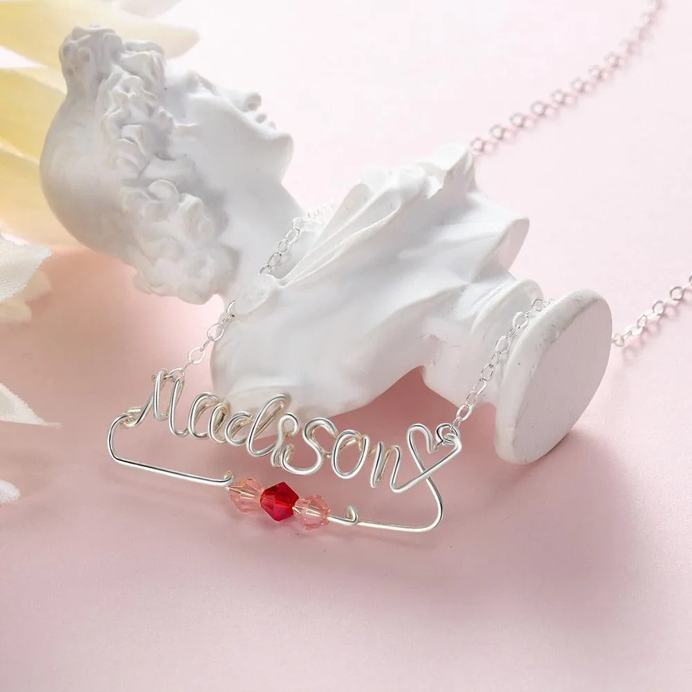 Handmade Nameplate Necklace Jewellery for Women