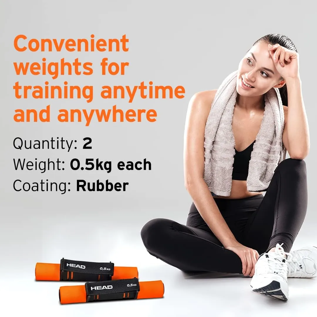 HEAD Pilates Ring - Full Body Toning Fitness | Stretching, Relaxation (Black) | Training Ring (38 CM) (Pilates Ring   Soft Dumbbells)