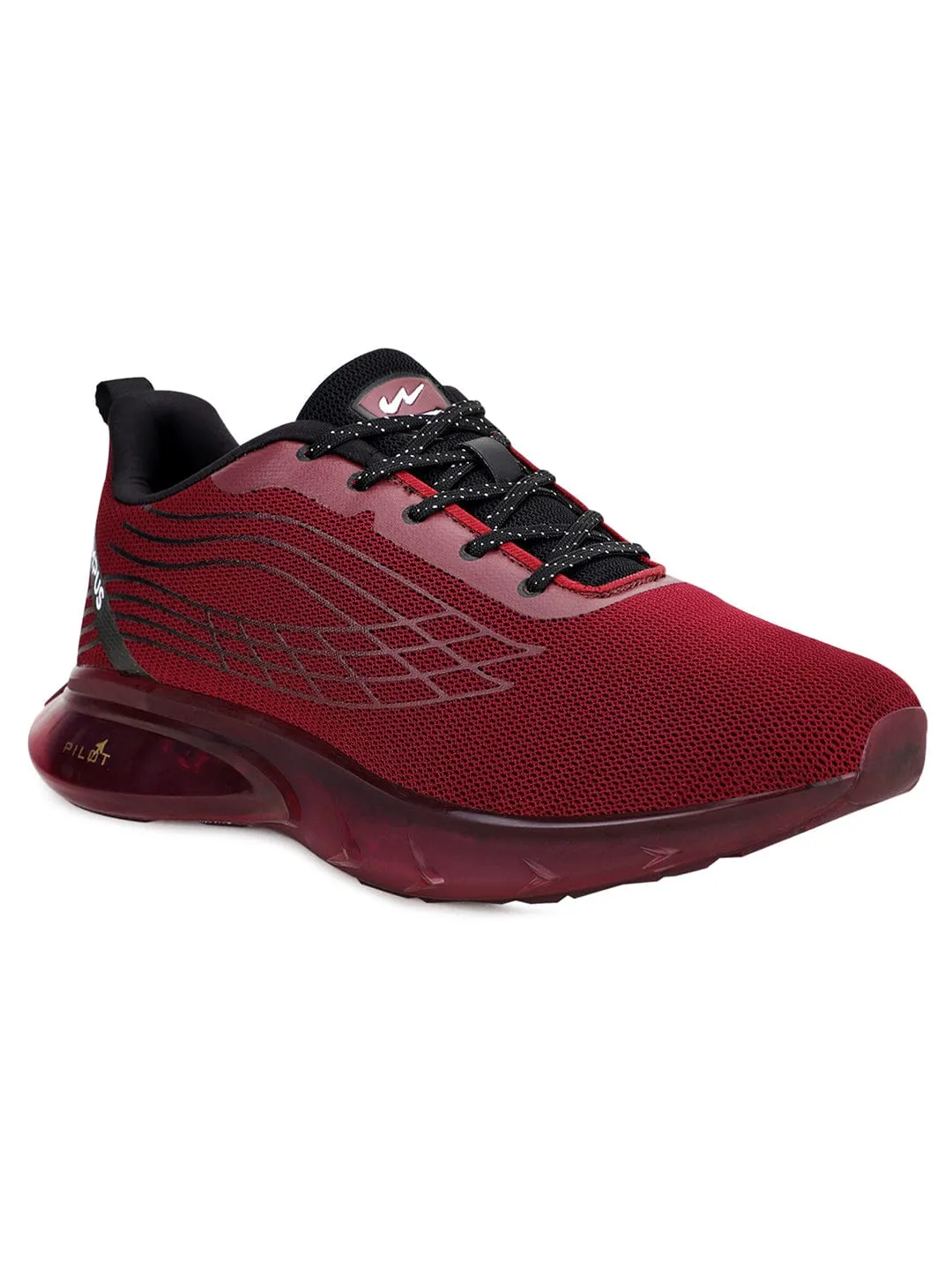 KIZER Red Men's Sports Shoes