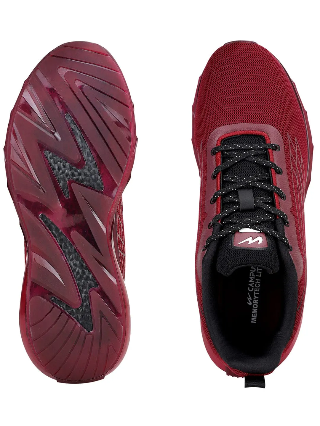 KIZER Red Men's Sports Shoes