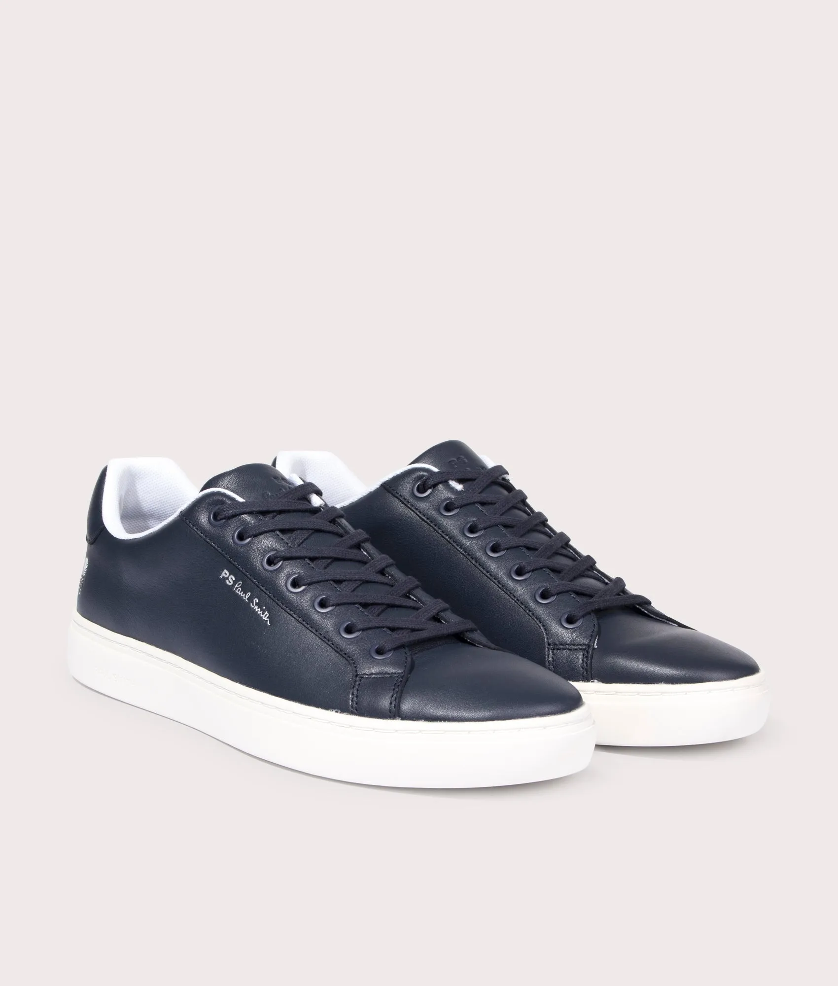 Leather Zebra Tab Rex Trainers
