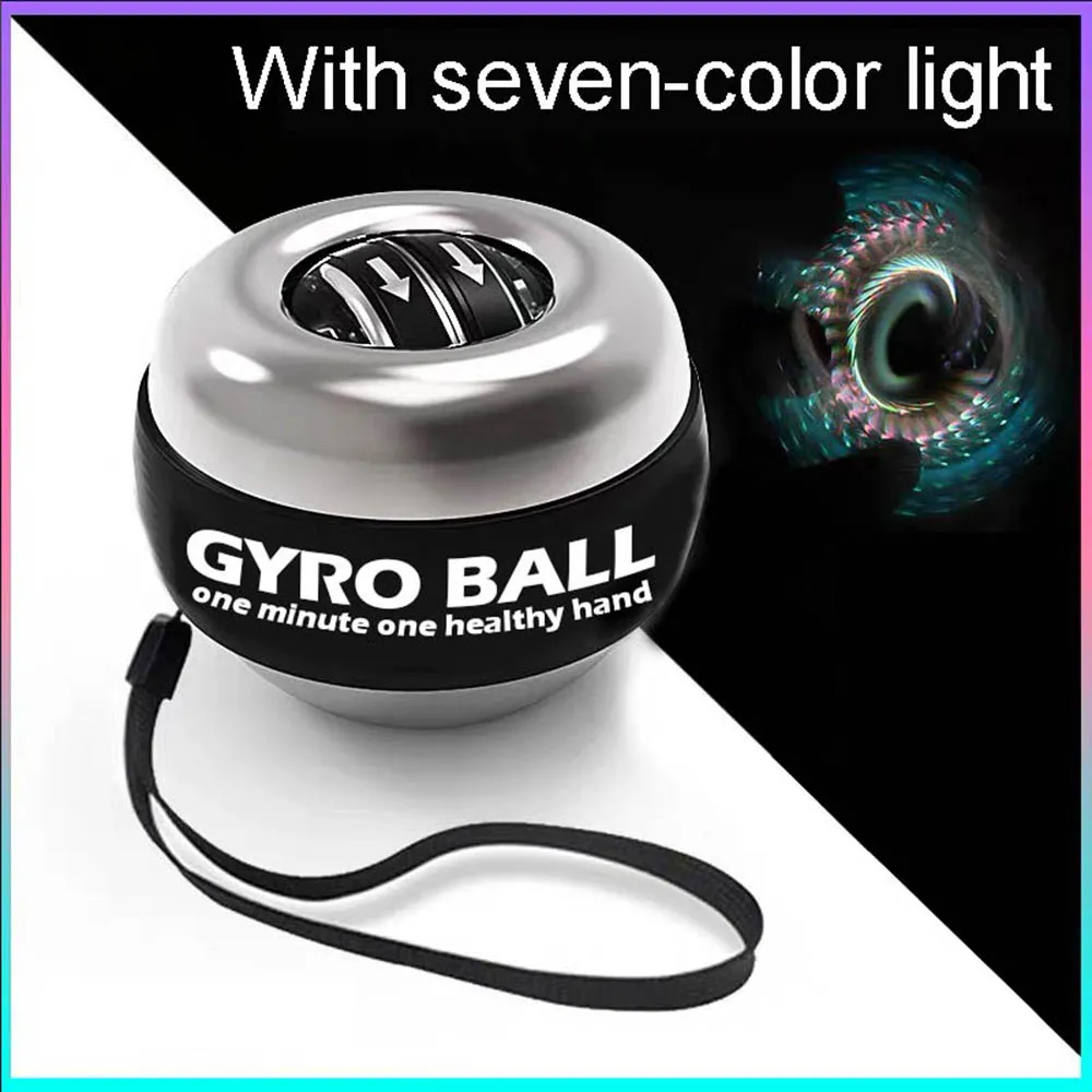 LED Gyroscopic Powerball Autostart Range Gyro Power Wrist Ball