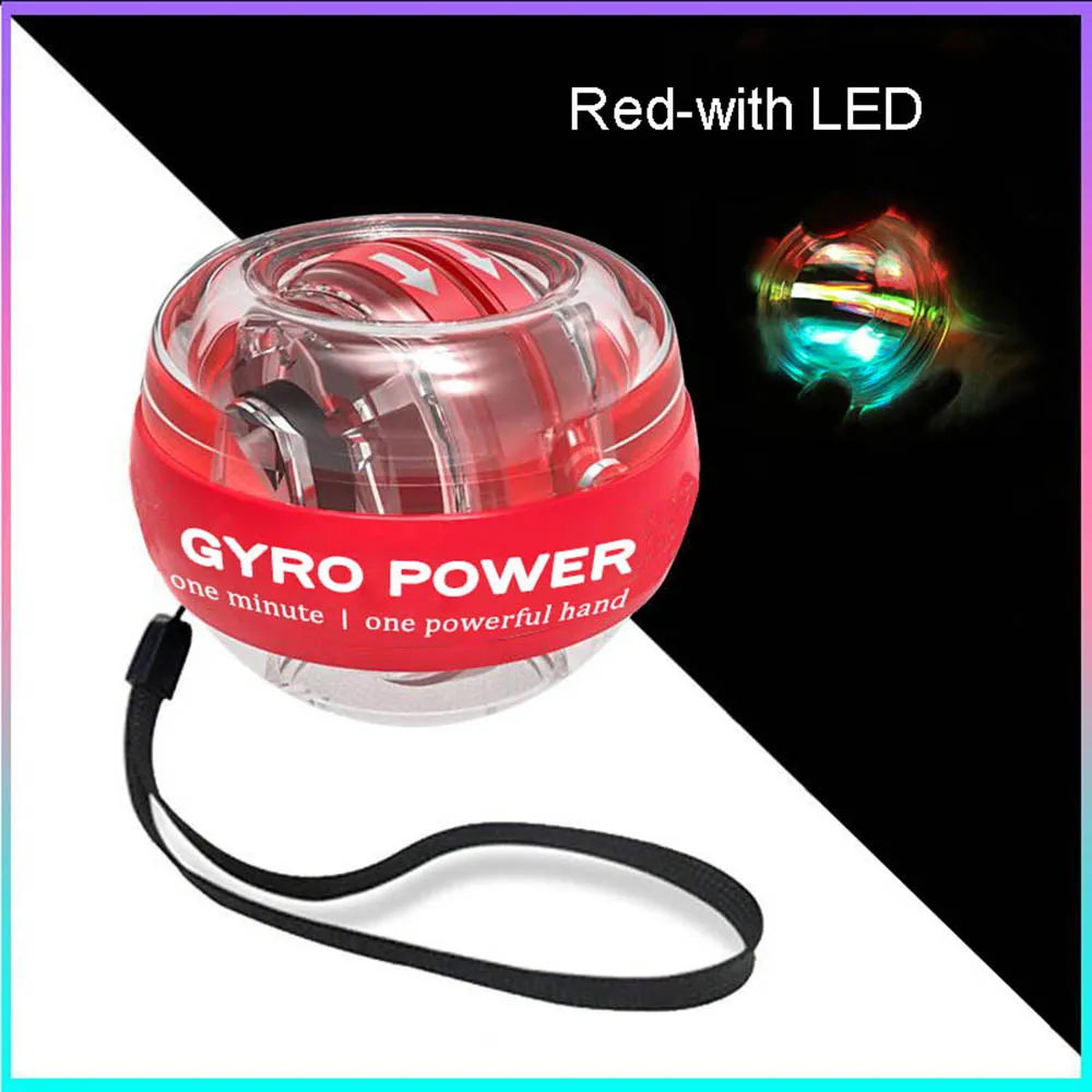 LED Gyroscopic Powerball Autostart Range Gyro Power Wrist Ball