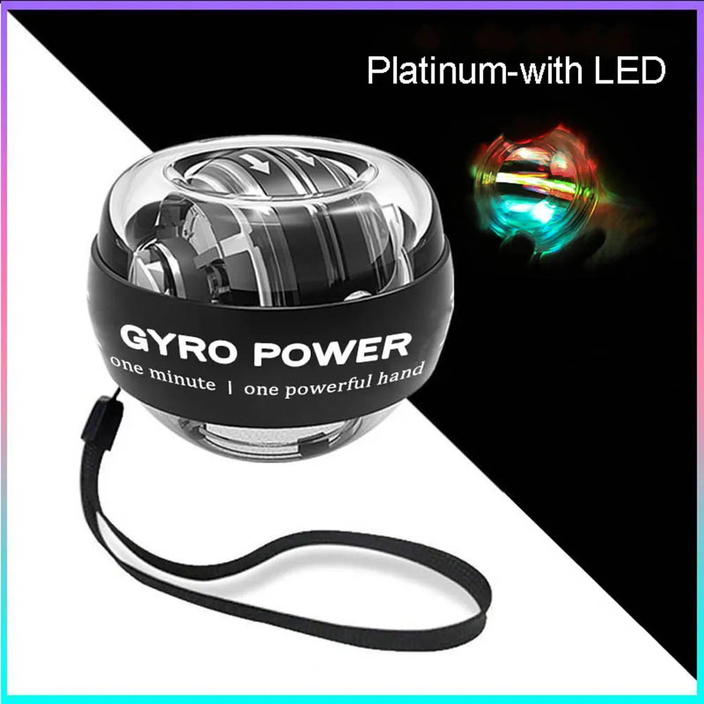 LED Gyroscopic Powerball Autostart Range Gyro Power Wrist Ball