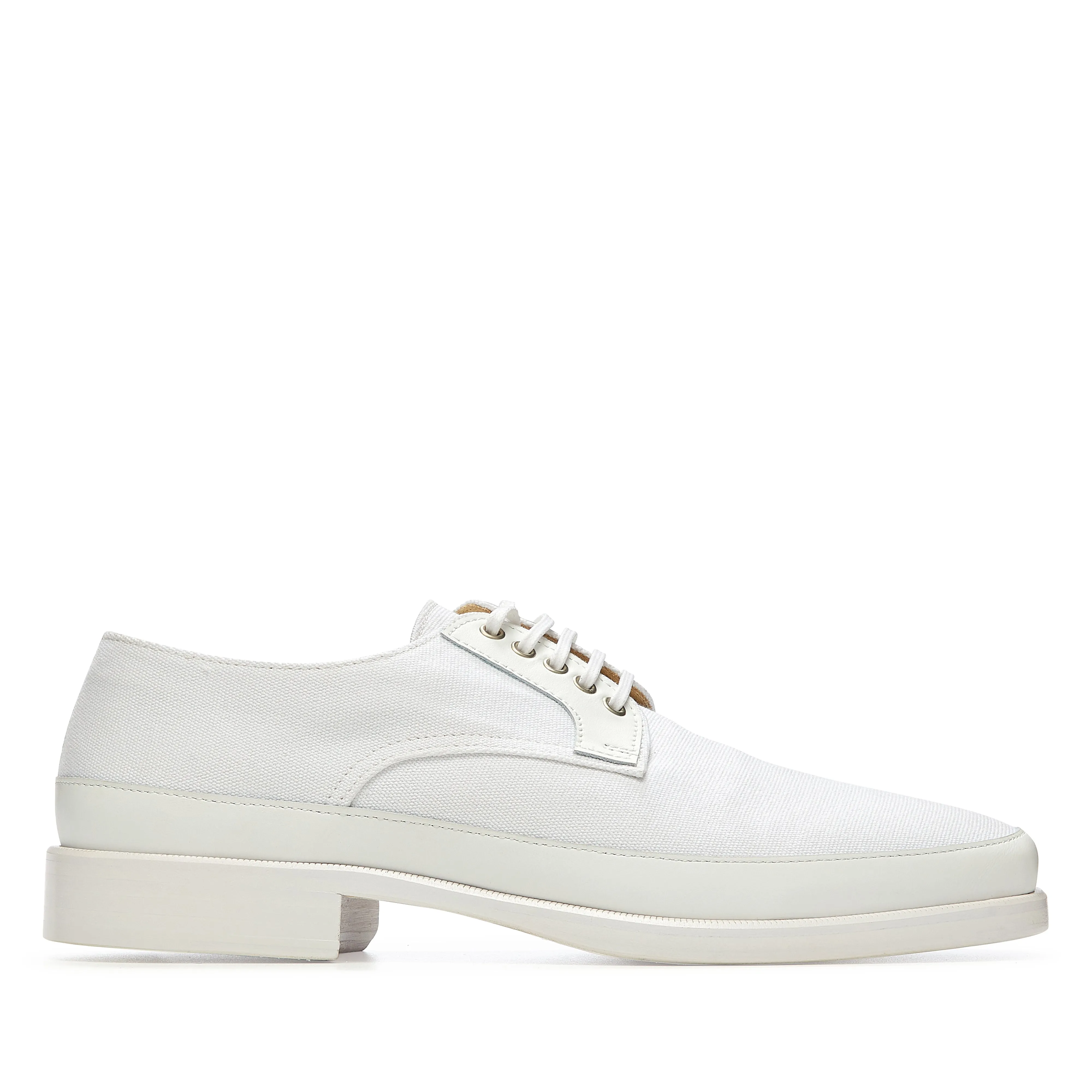 Lemaire - Men's Canvas Derbies - (White)
