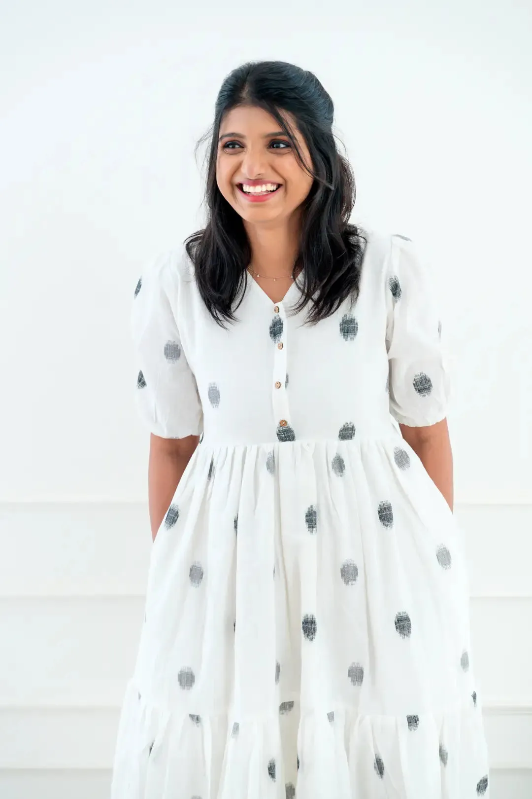 Lunar Loom Butt Weave Nursing Dress