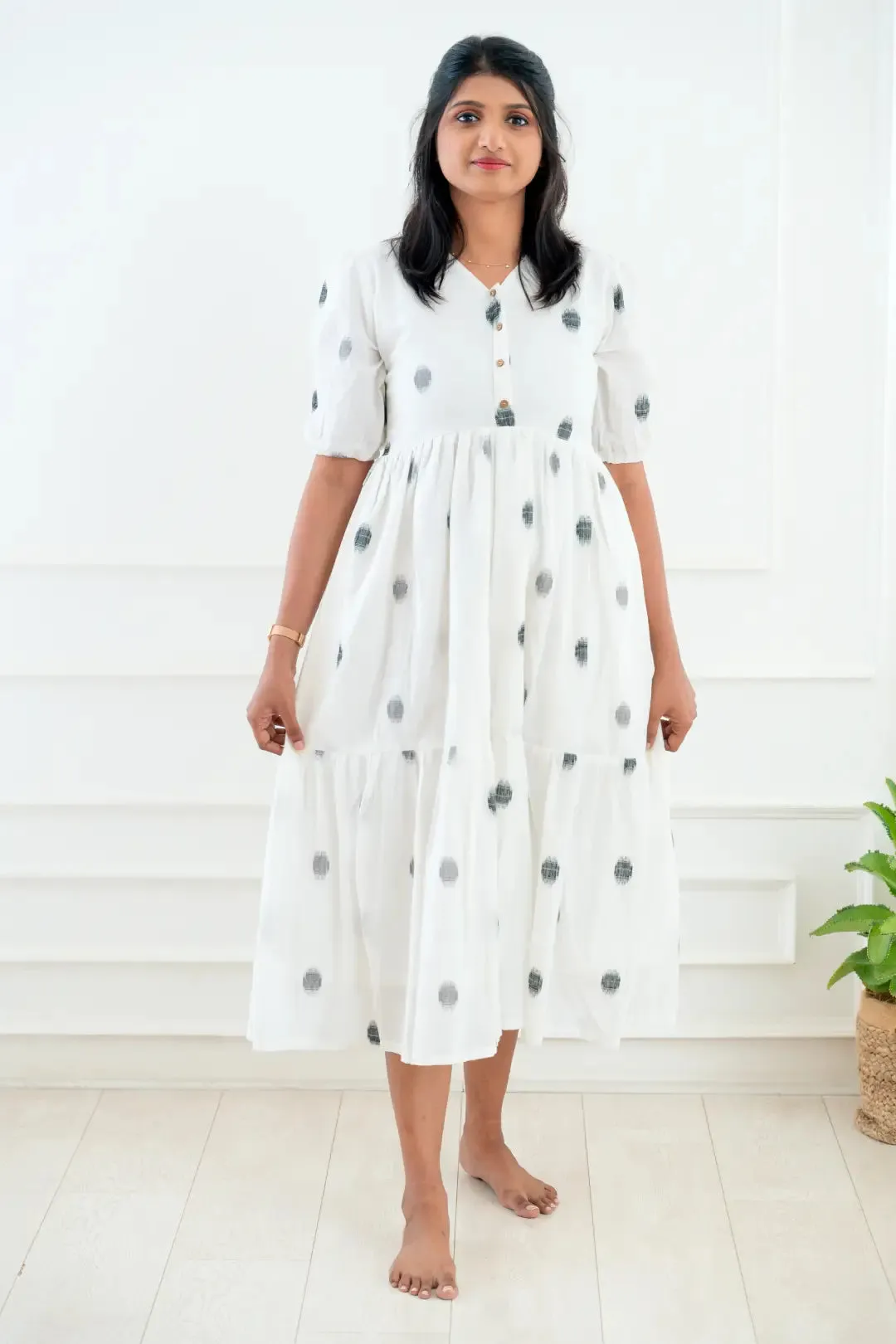 Lunar Loom Butt Weave Nursing Dress
