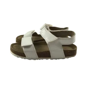 M&S sandals shoe size 10 junior white straps
